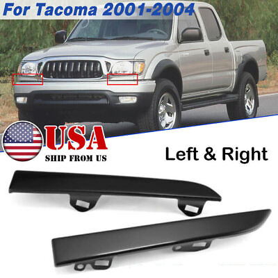 #ad Fit for Toyota Tacoma 2001 2004 Front Bumper Grille Headlight Filler Trim ∫ $10.29
