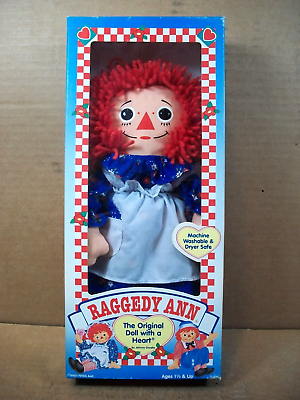 #ad 1996 Hasbro Raggedy Ann 12quot; Doll Johnny Gruelle NIB $24.99