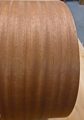 #ad Sapele Ribbon Mahogany wood veneer edgebanding 6quot; x 120quot; with preglued adhesive $65.00