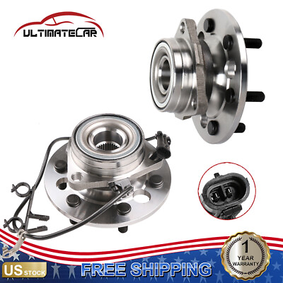 #ad Pair Front Wheel Hub Bearing Assembly For Chevy Tahoe GMC K1500 K2500 4WD 515024 $81.96