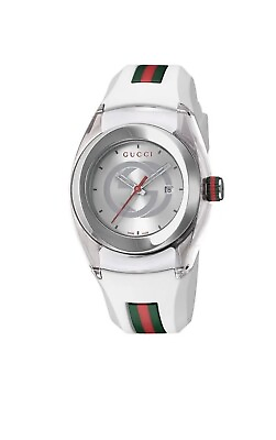 #ad Gucci Sync Watch YA137302 White 36mm $250.00