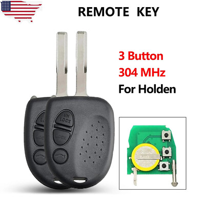 #ad 2 New Uncut Remote Key Fob 3 Buton for 2004 2006 Pontiac GTO FCC QQY8V00GH40001 $52.08