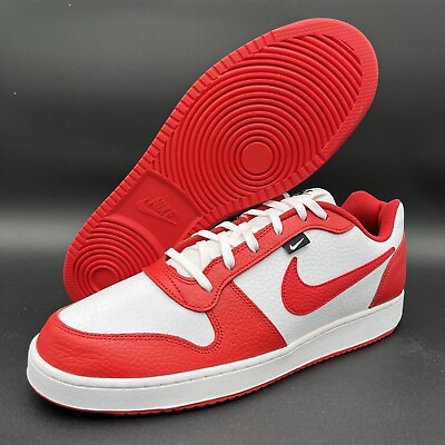#ad Nike Ebernon Low Premium AQ1774 101 Men#x27;s White Low Top Basketball Shoes Sz 14 $79.97