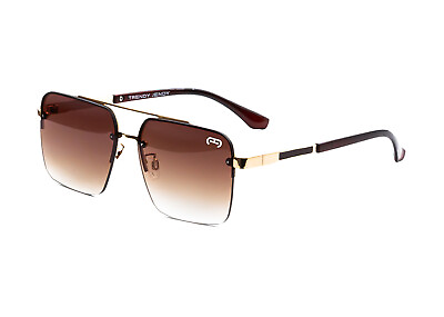 #ad #ad Trendy Jendy Sunglasses Semi rimless Rectangular Unisex Sunglasses Harleem $59.95
