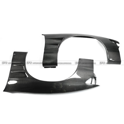 #ad BN Style Carbon Fiber Front Wide Fender Mudguard 25mm For Nissan PS13 Silvia $1456.00