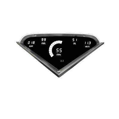 #ad 1955 1959 GM Chevy Truck Digital Gauges White LED DP6000W Made In USA $333.07