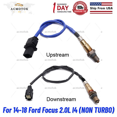 #ad For 2014 2018 Ford Focus 2.0L l4 Oxygen O2 Sensor 2PCS Upstreamamp;Downstream $49.79