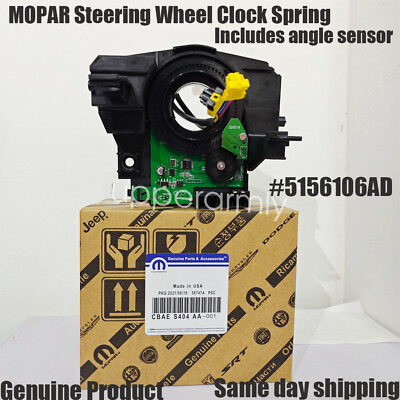 #ad OEM MOPAR Steering Wheel Clock Spring 5156106AD For 2007 18 Jeep Wrangler JK US $79.99