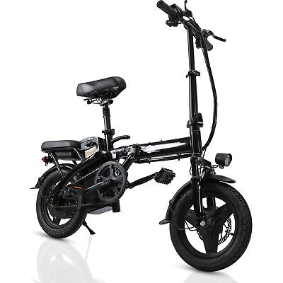 #ad EBKAROCY 14quot; 400W 48V Electric Folding Bicycle 25MPH eBike 15Ah Battery $479.99