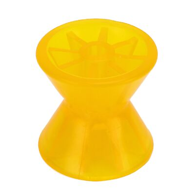 #ad Car For Marine Bow Shape Roller 3 Parts Drag Reduction Yellow PVC Moulded For $38.43