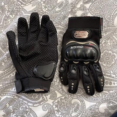 #ad Pro Biker Motorcycle Gloves size medium $7.50
