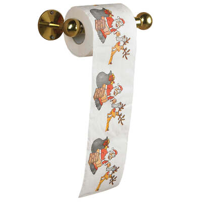 #ad Santa amp; Reindeer 3 Layer Toilet Paper Roll $11.24