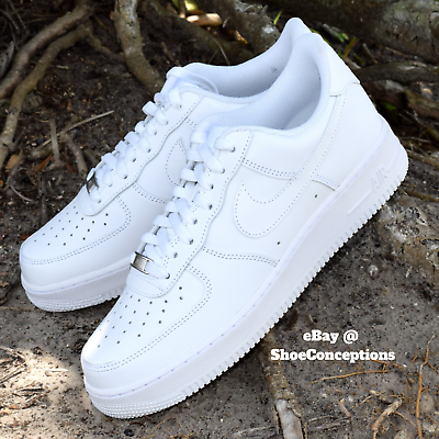 Nike Air Force 1 #x27;07 Shoes Triple White CW2288 111 Men#x27;s Multi Sizes NEW $100.00