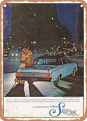 #ad METAL SIGN 1963 Buick Skylark Sport Coupe 2 Vintage Ad $21.95