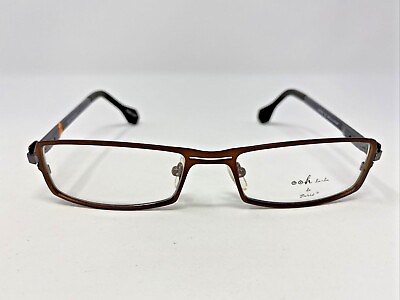 #ad ooh la la de paris Eyeglasses Frame MATIAS 52 17 140 1 Gunmetal Brown Z194 $48.00
