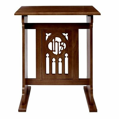 #ad Walnut Maple Hardwood Florentine Collection Credence Table for Church 32 In $395.88