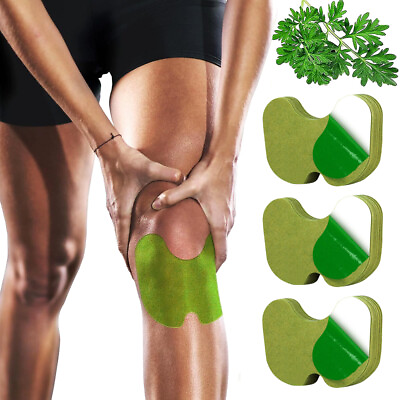 #ad 60pcs Knee Pain Relief Patches Plaster Sticker Wormwood Knee Pain Joint Ache $16.95