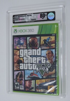 #ad New Grand Theft Auto 5 Xbox 360 Factory Sealed Video Game VGA 80 GTA V One $320.84