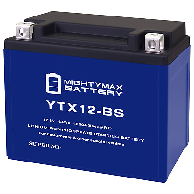 #ad Mighty Max YTX12 BS Lithium Battery compatible with Triumph Scrambler 11 13 $79.95