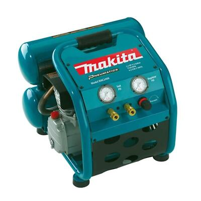 #ad Makita Air Compressor 18quot;x18.75quot;x19.38quot; Portable Electrical 2 Stack Heavy Duty $451.40