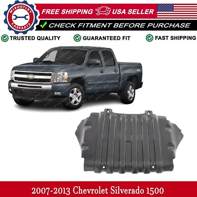 #ad Fit For 2007 2013 Chevrolet Silverado 1500 Engine Splash Shield Cover GM1228139 $22.69