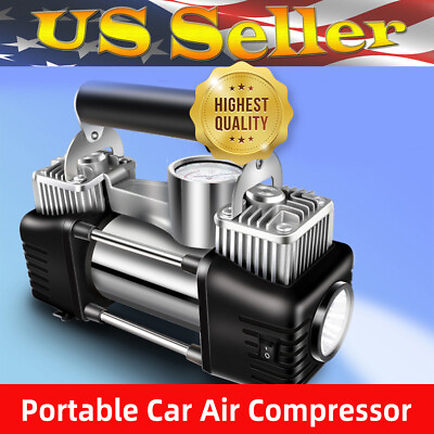 #ad #ad NEW Heavy Duty Portable Air Compressor Car Tire Inflator Electric Pump Auto 12V. $32.82