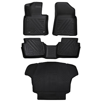 #ad Floor Mats amp; Cargo Trunk Liner 3D Molded Black Set For Toyota Camry 2018 2023 $123.99