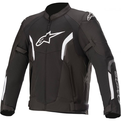 #ad Alpinestars Adult AST V2 Air Motorcycle Jacket Black White Size Medium 2820 5636 $229.99
