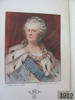 #ad 1912 VINTAGE GERMAN HARDCOVER BOOK – EMPRESS CATHERINE THE GREAT $96.00