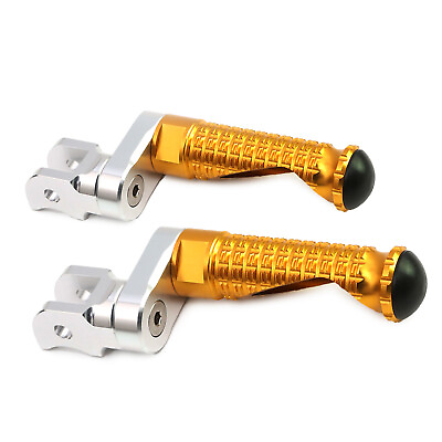 #ad Gold 25mm Adjustable Front Foot Pegs MPRO For CB600F Hornet 98 99 03 04 05 06 $58.21