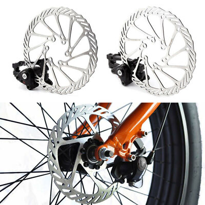 #ad US Bike Disc Brake Front amp; Rear Disc 160 mm Rotor Brake Kit for Mountain Bicycle $21.98