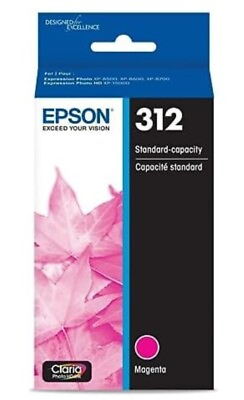 #ad EPSON 312 Claria Photo HD Ink High Capacity Magenta Cartridge T312 05 2026 $9.00