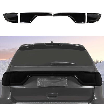 #ad #ad Smoked Black Tail Light Lamp Cover Guard Trim For Dodge Durango 14 Accessories $89.99