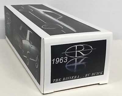 #ad New 1963 Buick Riviera Custom Made Dealer Promo Model BOX ONLY..NO CAR $21.99