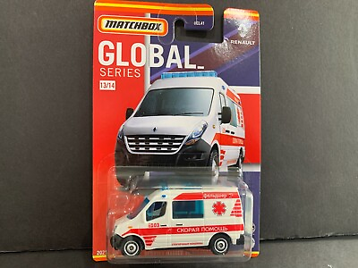 #ad Matchbox Renault Master Ambulance 13 14 HCL41 956B 1 64 $6.99