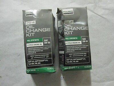 #ad 2 QTY Kits Polaris 2202166 ATV Sportsman Oil Filter Change Kit $69.75