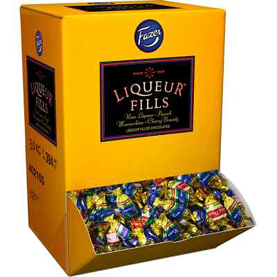 #ad FAZER LIQUEUR FILLS Rum Punch Cherry Brandy Alcohol Filled Chocolate Candy $71.09