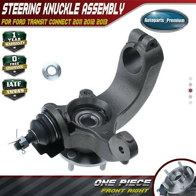#ad Front RH Steering Knuckle amp; Wheel Hub Bearing Assembly for Ford Transit Connect $83.99