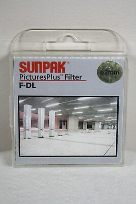 #ad Sunpak 62mm F DL Glass Filter Photography Lens CF7140 FDL Fluorescent Light $14.99