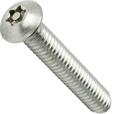#ad 5 16 18 x 1quot; Torx Security Machine Screws Button Head Stainless Steel Qty 10 $18.69