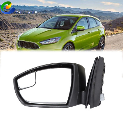 #ad #ad Driver View Side Mirror Power For 2015 2018 Ford Focus F1EZ17683L Durable Sedan $98.89