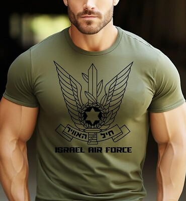 #ad Israel Military Shirt Israel Air Force Shirt Israel IDF Defense Forces T Shirt $17.28