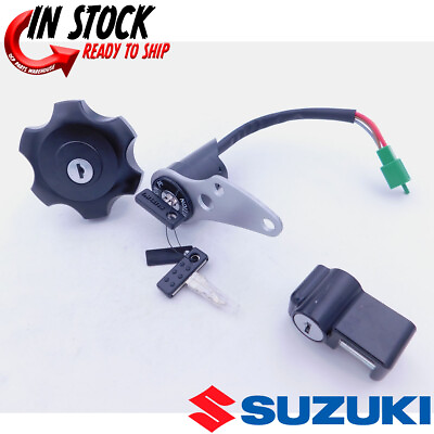 #ad Suzuki Ignition Key Switch Gas Cap Lock Set 2000 2019 DRZ400S 05 08 DRZ400SM OEM $195.86