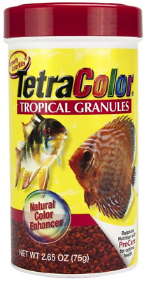 #ad Tetra Color Tropical Granules Fish Food with Natural Color Enhancers $53.27