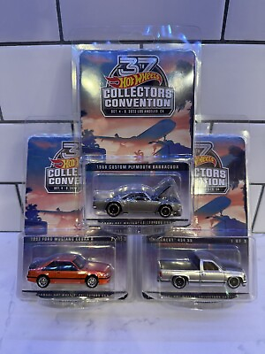 #ad Hot Wheels 37th Convention Plymouth Barracuda Mustang Cobra CHEVY 454 SS $280.00