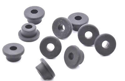 #ad 3 4quot; Rubber Bushing x 3 8quot; ID x 1quot; OD w Flange for Wire amp; Cable Management $12.79
