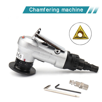 #ad Mini Pneumatic Chamfering Machine Portable 45 Degree air Curved Chamfer Tool $69.61