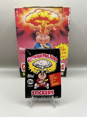#ad 1986 Garbage Pail Kids Series 5 Original Topps 1 Sealed Wax Pack. Authentic GPK $14.99