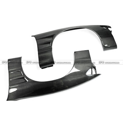 #ad BN Style Carbon Fiber Front Wide Fender 25mm Bodykits For Nissan PS13 Silvia $1300.00