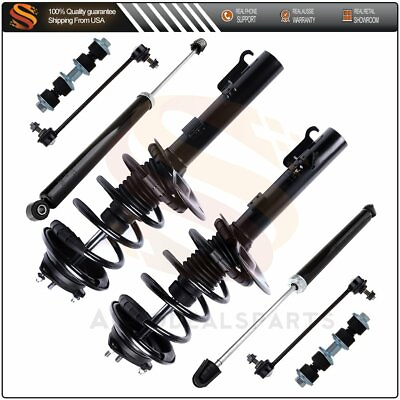 #ad For 06 10 Ford Focus Front Rear Complete Struts Shocks Absorbers Sway Bar Links $150.94